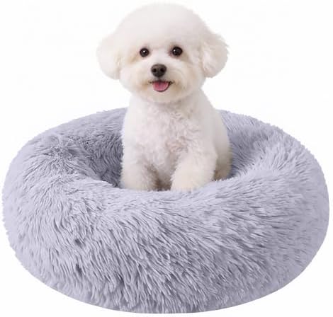 Cat Beds for Indoor Cats, Washable 20" Donut Pet Bed for Small Dogs by Unknown