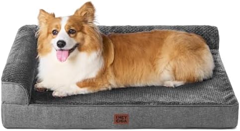 EHEYCIGA Large Dog Bed Memory Foam by EHEYCIGA