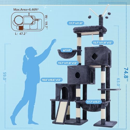 Hey-brother Cat Tree Tower - Image 2