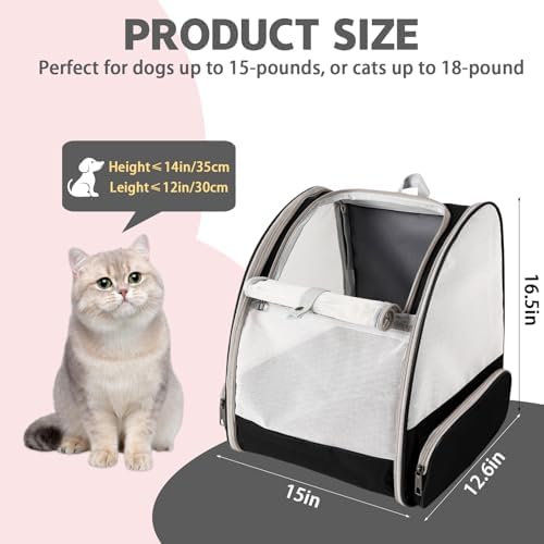 Cat Backpack Carrier, Pet Carrier Airline Approved - Image 2