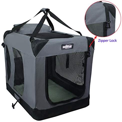 EliteField 3-Door Soft Dog Crate - Image 2
