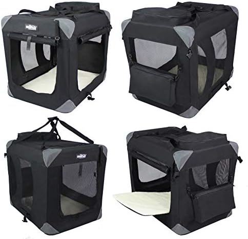 EliteField 3-Door Soft Dog Crate - Image 3