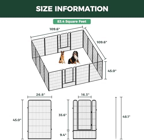 FXW Rollick Dog Playpen, Yard & RV Camping, 16 Panels - Image 6