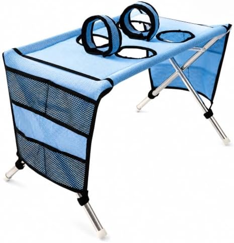 Dog Grooming Hammock with Stand & Side Tool Pockets, Foldable Pet Grooming by Unknown