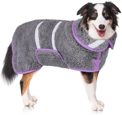 Unicorn Catcher Dog Bathrobe Super Absorbent Quick Drying Robe by UnicornCatcher