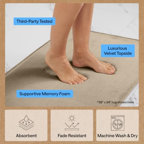 GORILLA GRIP® Memory Foam Bath Rug - Image 5