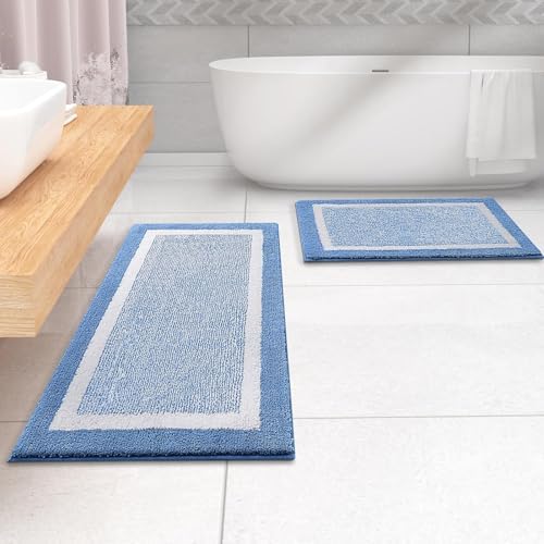 OLANLY Large Bathroom Rugs 44x32, Soft Absorbent Microfiber Bath Rugs - Image 6