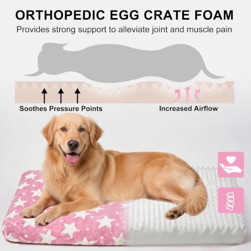 Orthopedic Dog Bed for Large Dogs, Washable Dog Mat - Image 3