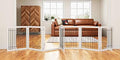 PAWLAND Dog Gate Indoor with Door, Freestanding by PAWLANDPetSupplies