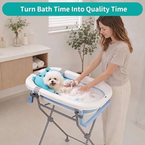Soothing Dog Bath Mat with Non-Slip Comfort Cushion – Relieves Anxiety - Image 2