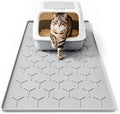 Bulkniu Silicone Cat Litter Mat, Raised Edge Waterproof by Bulkniu