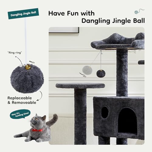 DUMOS 54 Inch Cat Tree Tower - Image 4