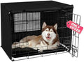 Seiyierr Dog Crate Cover for 42" Large Wire Dog Cage, Dog Kennel Cover by Seiyier