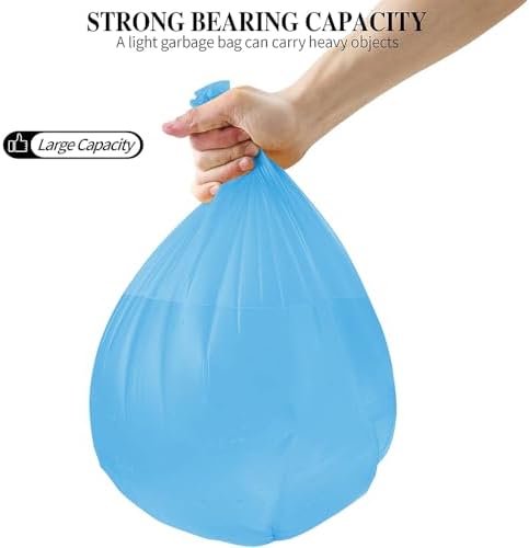 5 Rolls Small Trash Garbage Bags, 4 Gallon 100 Counts - Image 4