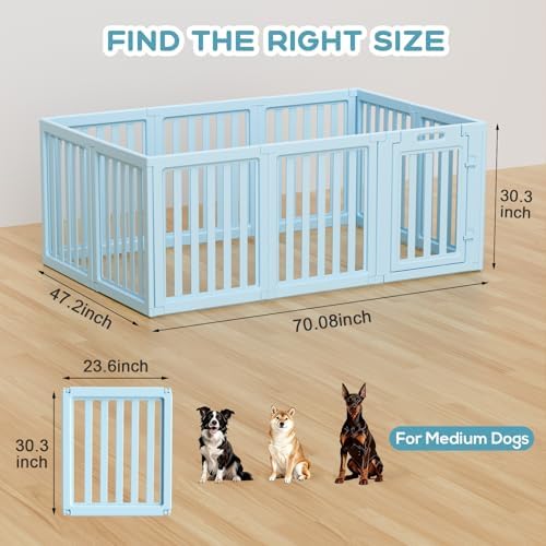 Dog Playpen Indoor, Puppy Playpen, 10 Panels - Image 3