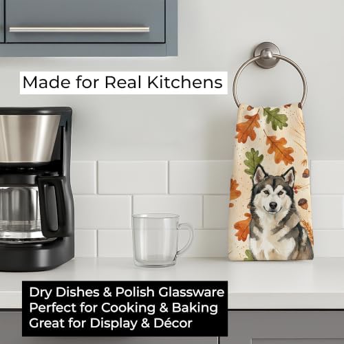 Caroline's Treasures Alaskan Malamute Dogs Kitchen Towel 15x25 in - Image 3