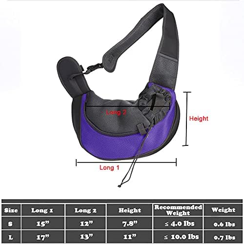 Love Dream Dog Sling Carrier for Small Dogs Cat Puppy Crossbody Bag Carrier - Image 3