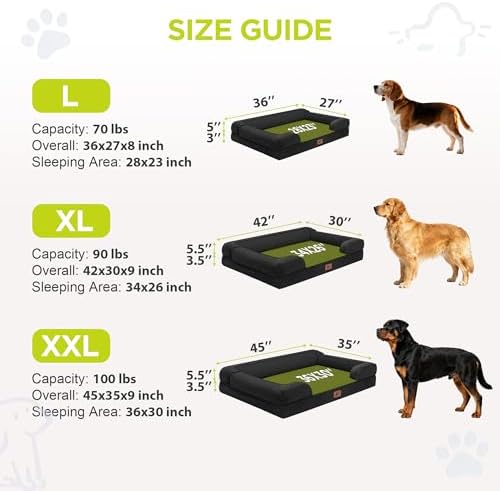 Waterproof Orthopedic Dog Bed for Medium Large Sized Dogs - Image 4