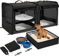 Extra Large Cat Carrier for 2 Cats by Suertree