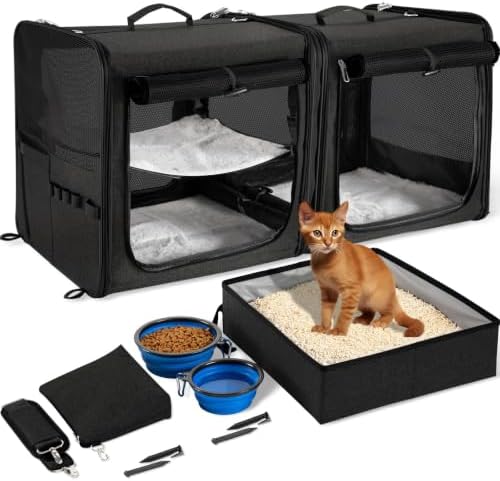 Extra Large Cat Carrier for 2 Cats by Suertree