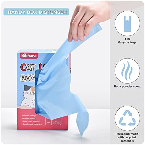 Cat Litter Bags, Ultra Thick, Leak-Proof, Disposable, 15 Liters Capacity - Image 4
