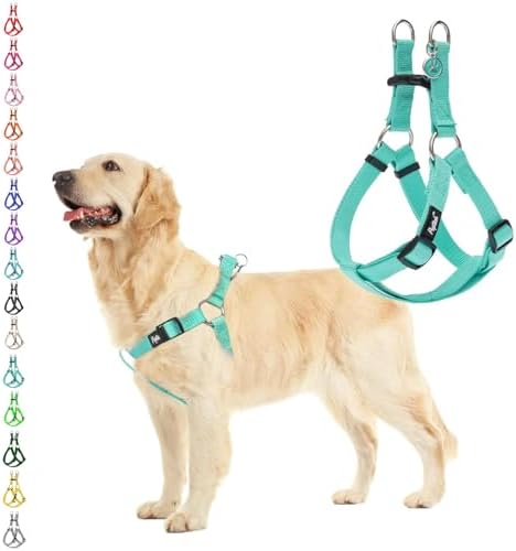 PUPTECK No Pull Dog Harness Medium Sized Step-in Adjustable Puppy Vest by PUPTECK