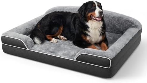 Orthopedic Dog Bed for Giant&Multiple Dogs, 53x42 XXXL Extra Large Dog Bed by TRAHOME
