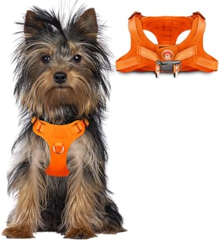 Dog Harness Step in Dog Vest Harness, Reflective Adjustable Puppy No Pull by BARKBAY