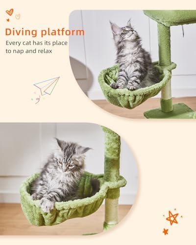 Taoqimiao Cat Tree, 38.5In Cat Tower - Image 5