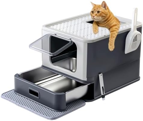 Marchul Stainless Steel Cat Litter Box by Marchul