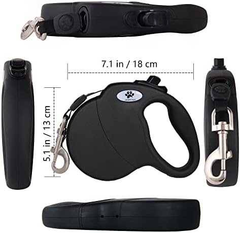 16 ft Retractable Dog Leash for Large Dogs up to 110 lbs, Tangle-Free Nylon Tape - Image 4