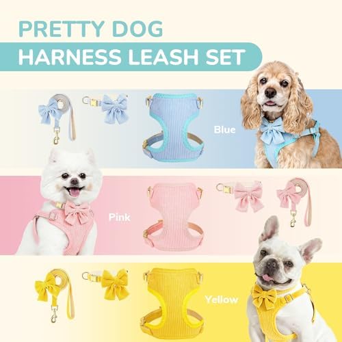 Small Dog Collar Harness and Leash Set, Dog Harness no Pull - Image 7