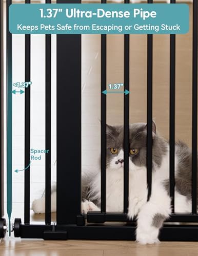 No Pawblems 55" Extra Tall Pet Gate - Image 3