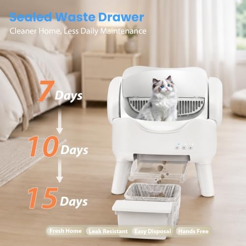 RPZ Self Cleaning Litter Box, Automatic Litter Box - Image 4