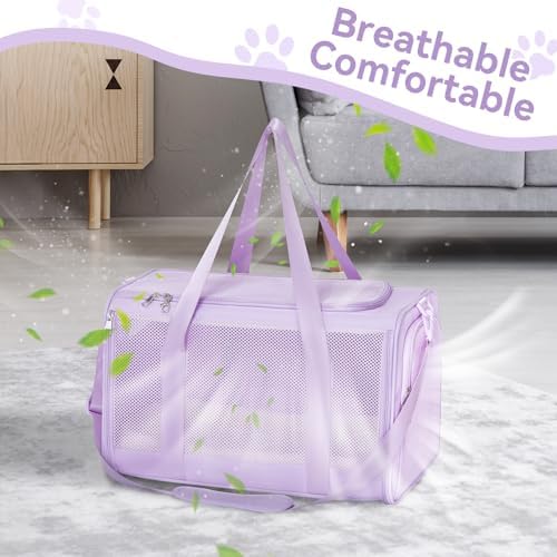 PETSFIT Large Cat Carrier with Patented Safety Buckles, Big Cats Up to 20 lb - Image 7