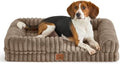 ChiXnuggle Faux Fur Orthopedic Dog Bolster Bed, Waterproof Washable Cover by SnuggleUpPawsDown