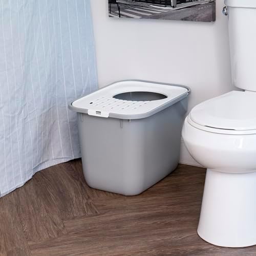 IRIS USA Large Top Entry Cat Litter Box, Hooded Privacy - Image 6
