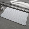 Extra Large Stone Bath Mat, Super Absorbent Diatomite Stone Mats by Drvykkn