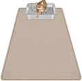 Silicone Cat Litter Mat for Litter Box 40”x28” Large Cat Mat by Bartuke