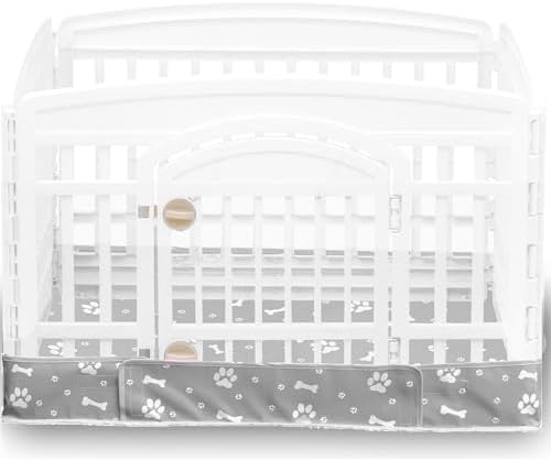 Dog Playpen Bottom Pad Fits for 36 Inch 4 Panels Exercise Pet Playpen, Dog by THINMUHAND