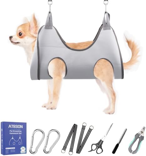 Pet Dog Grooming Hammock Harness by ATESON