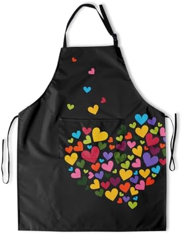 Art Apron with Pocket for Women Men by DZGlobal