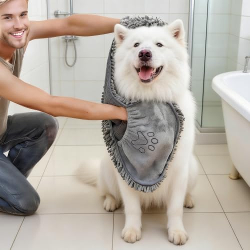 Dog Towel, Soft Odor-Resistant Bath Towel, - Image 6