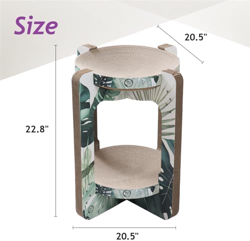 Necoichi Cat Scratcher Tower for Indoor Cats - Image 3