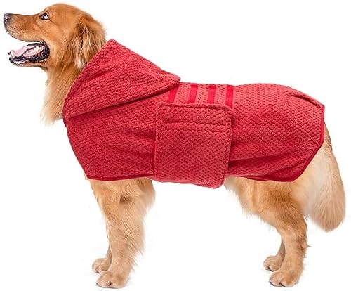 Geyecete Dog Drying Coat with Hood by Geyecete