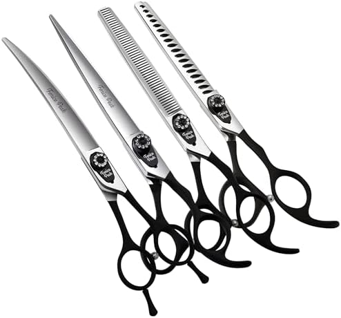 8.0'' Professional Dog Grooming Scissors Set by FenicePeak