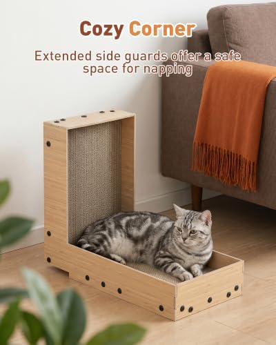 18.9" Cat Scratcher, L-Shaped Scratch Pad - Image 3
