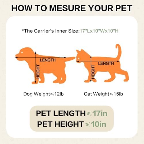 Airline Approved Cat Carrier for Small Dogs – Soft-Sided Travel Pet Carrier - Image 3