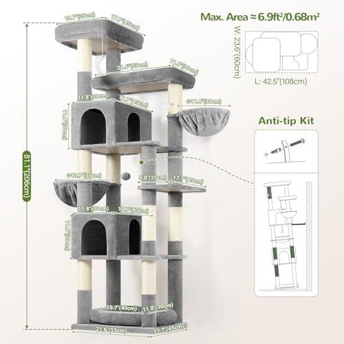 Globlazer Sturdy Extra Large Cat Tower - Image 6