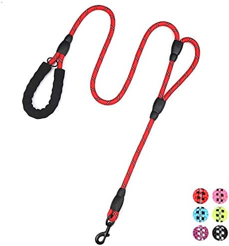 Plutus Pet Rope Dog Leash with Double Handles, 6 FT Long, Reflective by PLUTUSPET